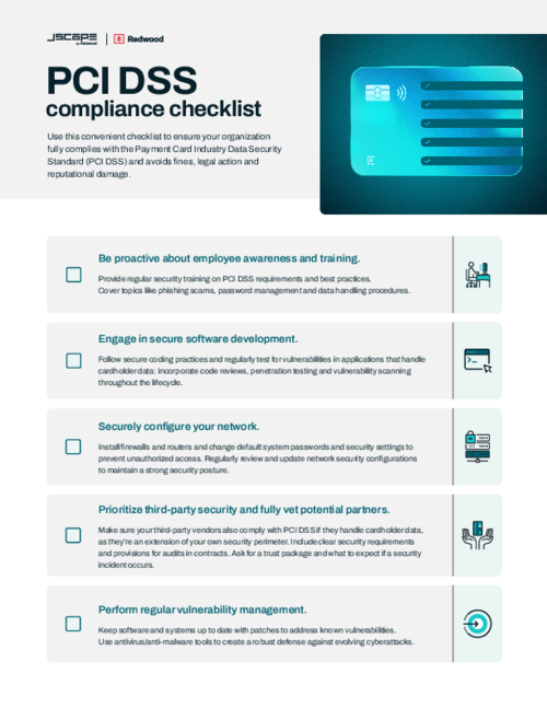 PCI DSS compliance checklist