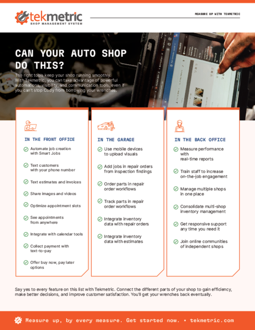 Can Your Auto Shop Do This?