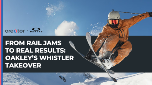 How can Oakley drive local awareness and foot traffic for Oakley Community Days through authentic creator content?