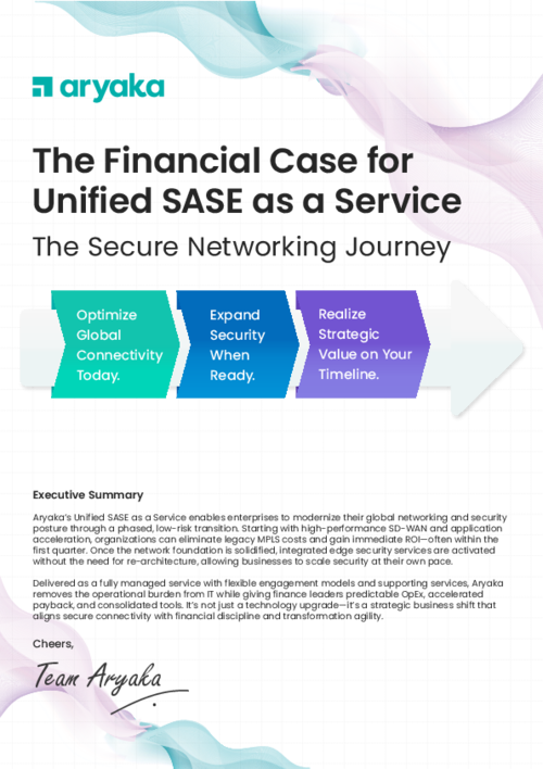 The Financial Case for Unified SASE