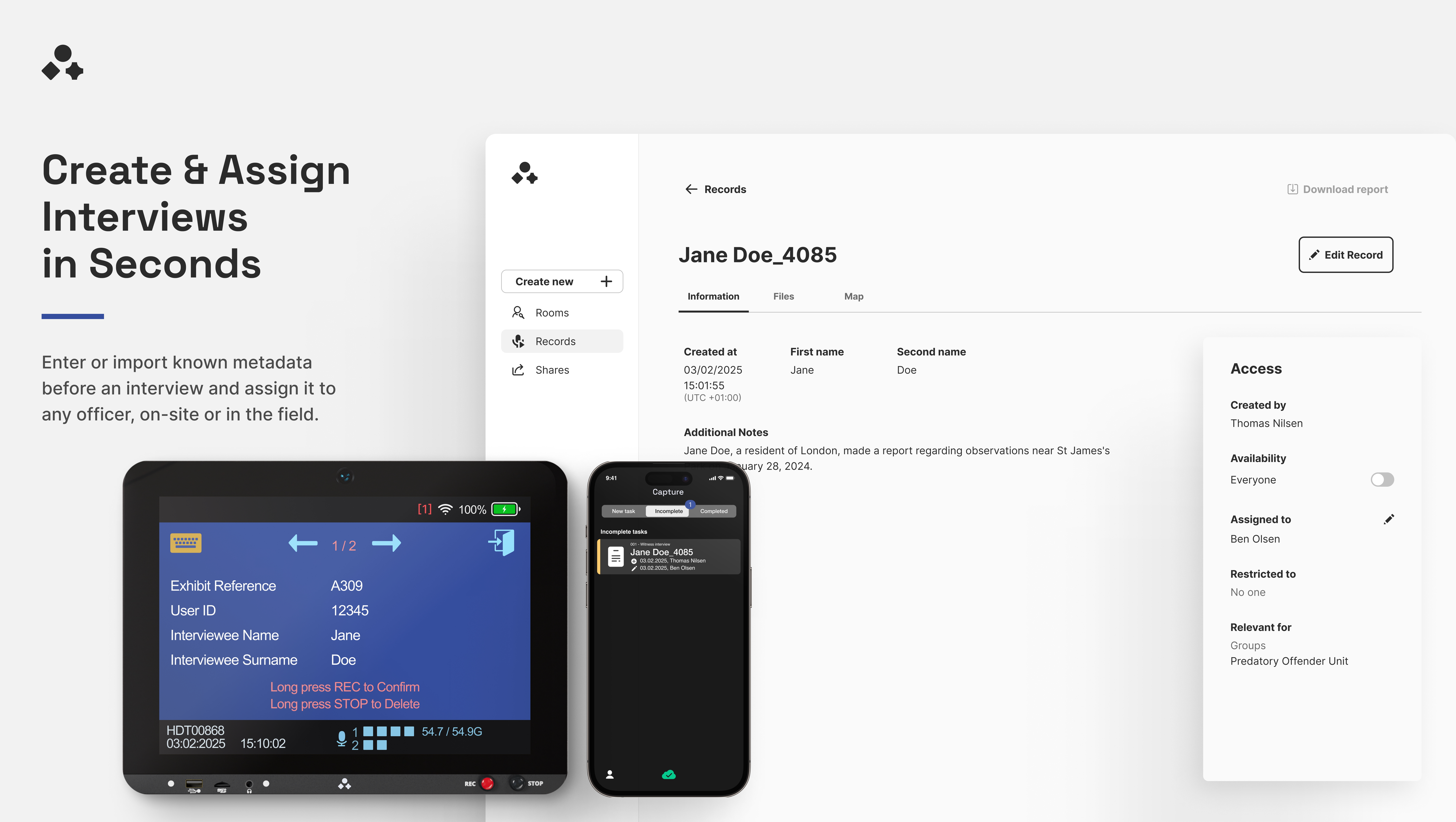 Ark Interview Management System Davidhorn screenshot