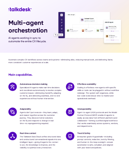 Multi-agent orchestration