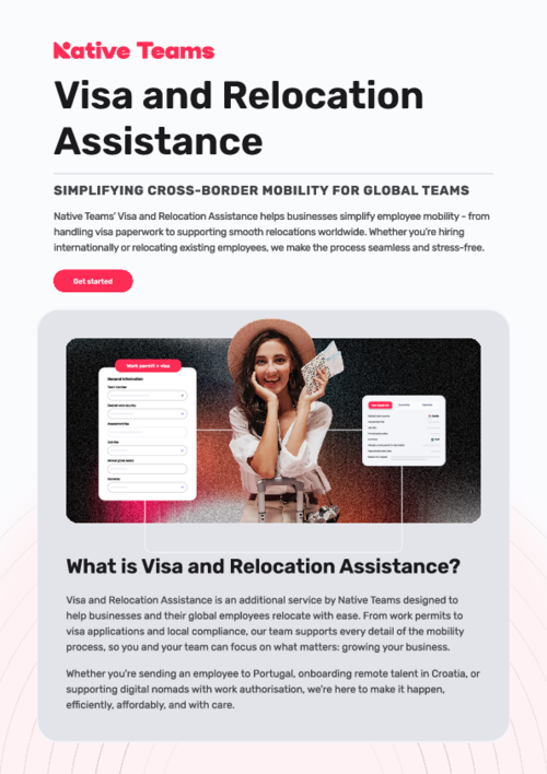 Relocation and Visa Assistance