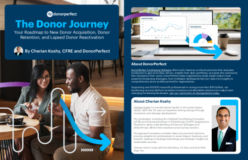 The Donor Journey: Your Roadmap to New Donor Acquisition, Donor Retention, and Lapsed Donor Reactivation