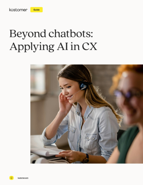 Beyond chatbots: Applying AI in CX