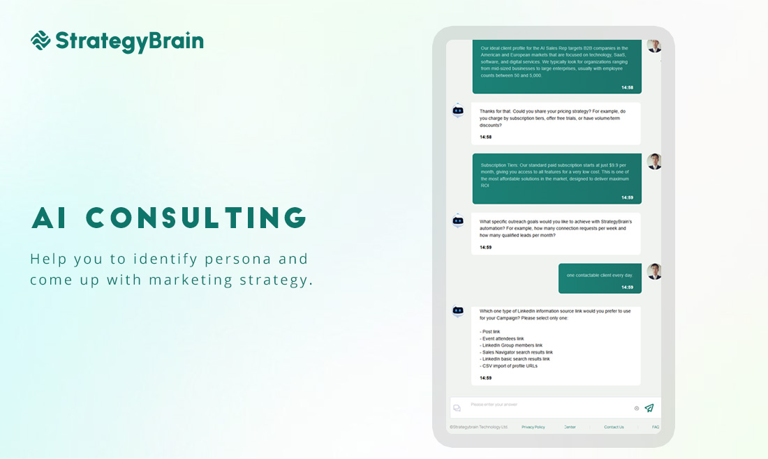 StrategyBrain-AI Sales Rep preview