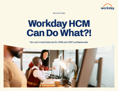 Workday Human Capital Management Capabilities
