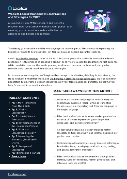 Website Localization Guide: Best Practices and Strategies