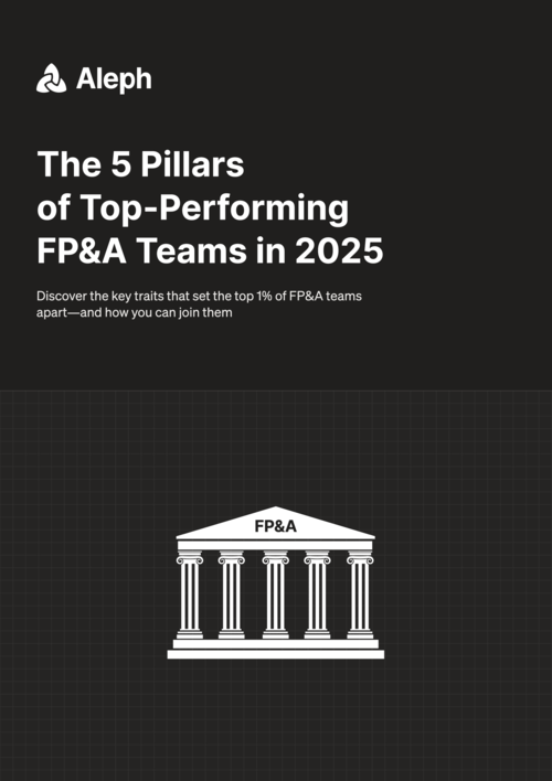 The 5 pillars of top-performing FP&A teams