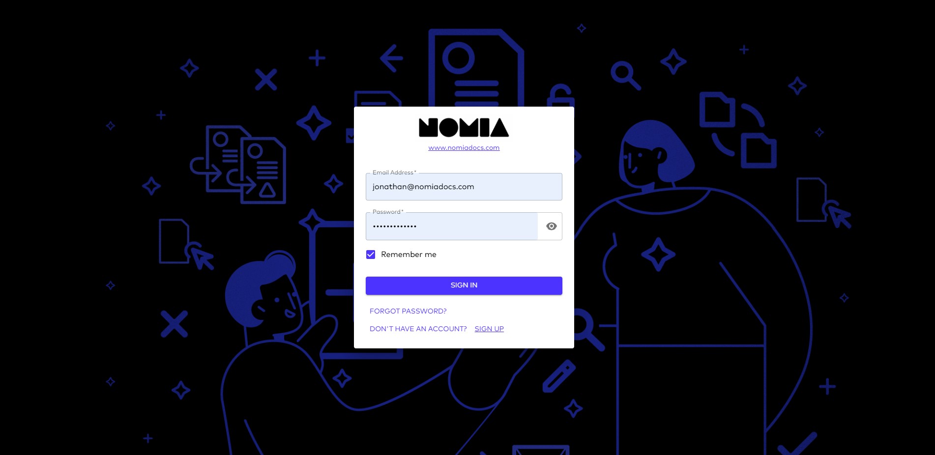 Nomia screenshot