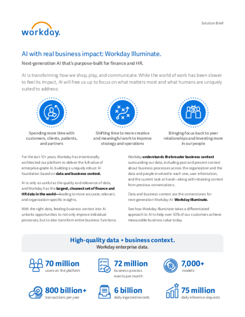 AI with Real Business Impact- Workday Illuminate