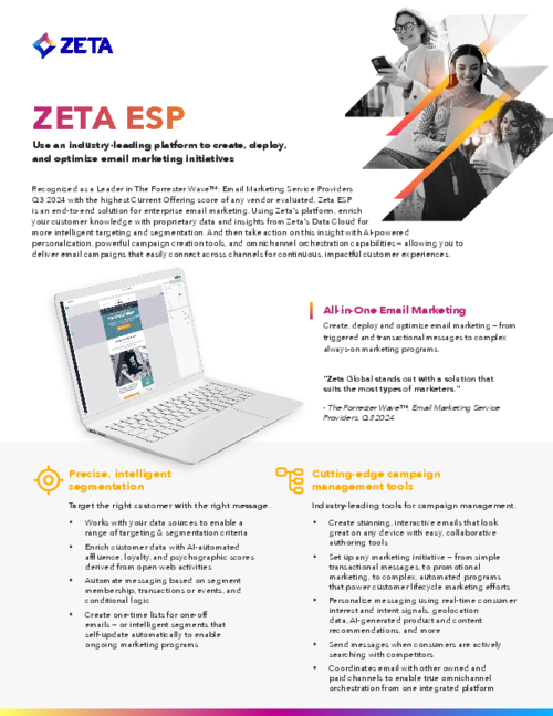 Zeta Email Service Platform (ESP)