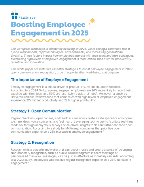2025 Employee Engagement Playbook