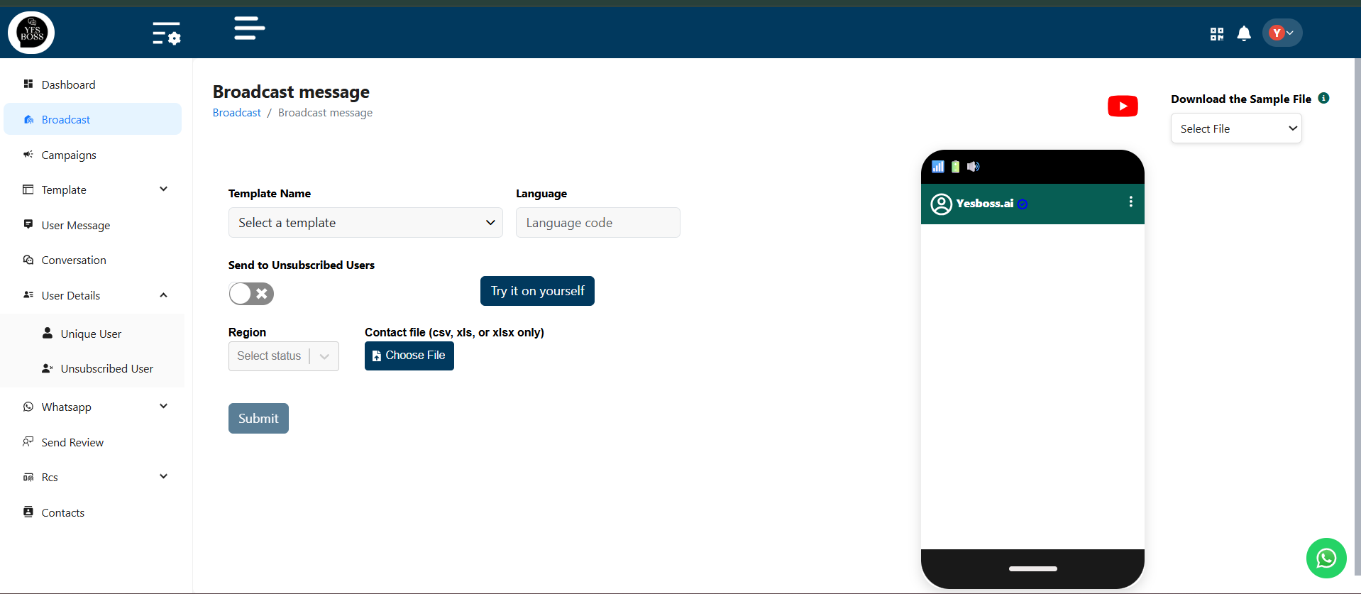 yesboss.ai preview