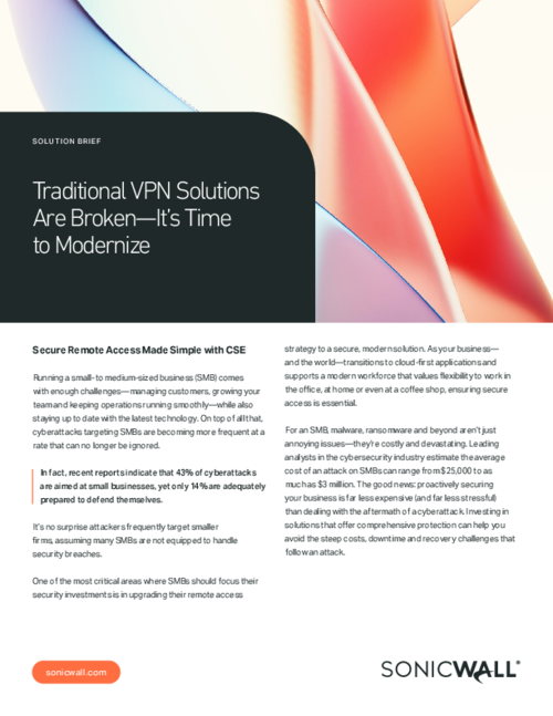 Cloud Secure Edge (CSE) Solution Brief