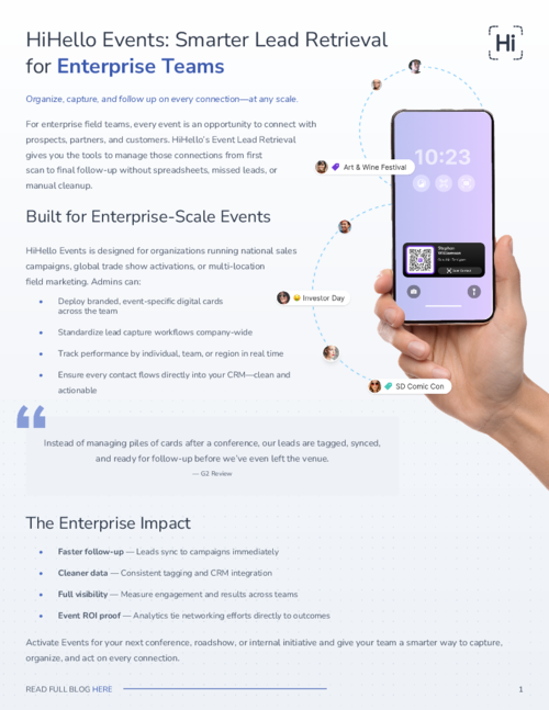 Smarter Team Lead Capture