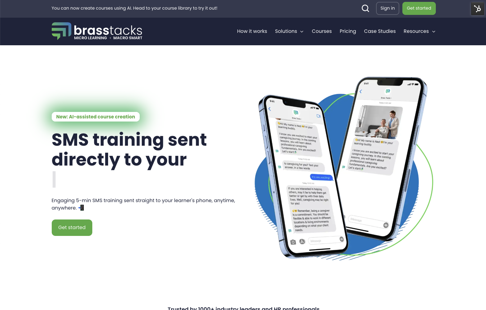 Microlearning LMS screenshot