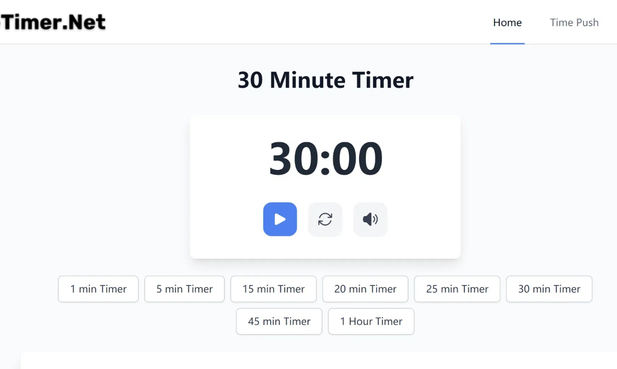 30minutetimer screenshot