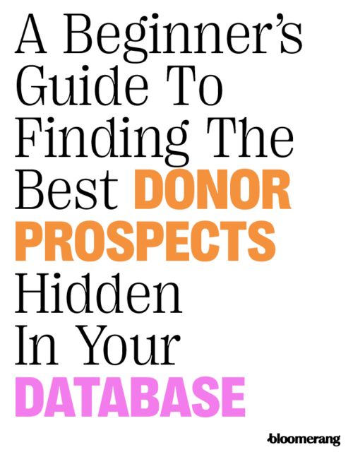 A Beginner’s Guide To Finding The Best Donor Prospects Hidden In Your Database