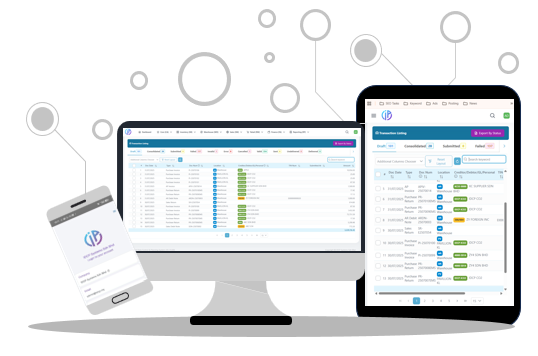 iDCP ERP System screenshot