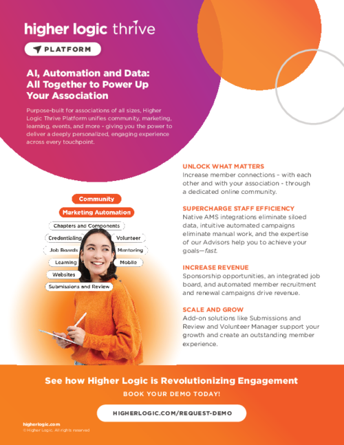 Higher Logic Thrive Platform