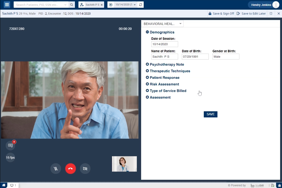 blueTeleMed screenshot