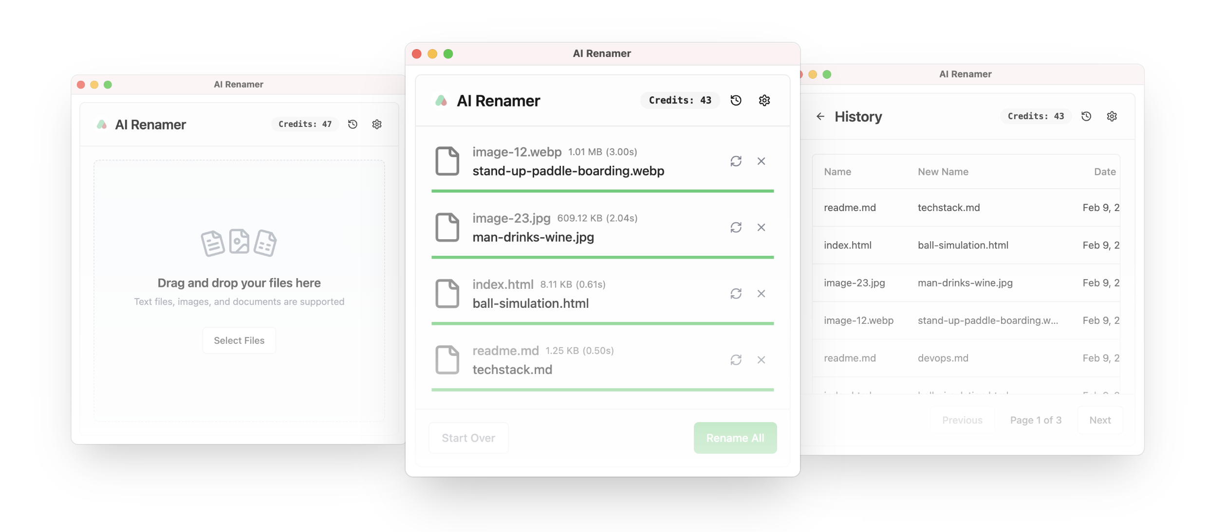 AI Renamer screenshot