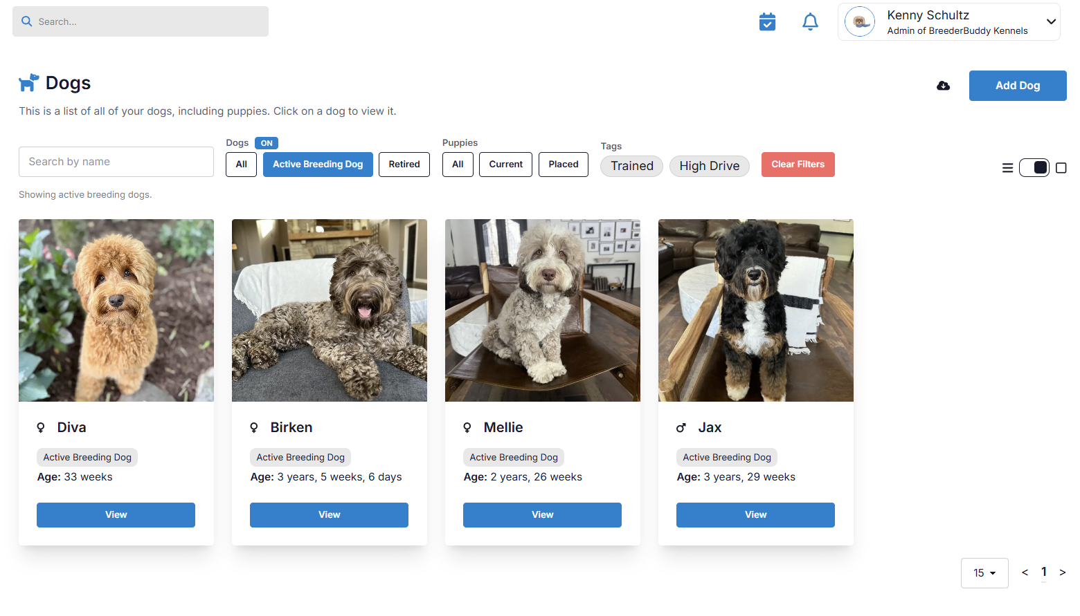 Breeder Buddy | Dog Breeding Software screenshot