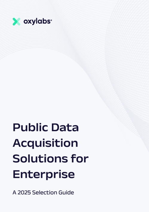 White Paper: Public Data Acquisition Solutions for Enterprise: A 2025 Selection Guide