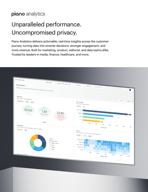Piano Analytics - One Pager