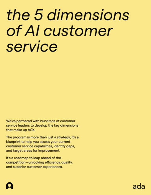 The 5 Dimensions of AI Customer Service