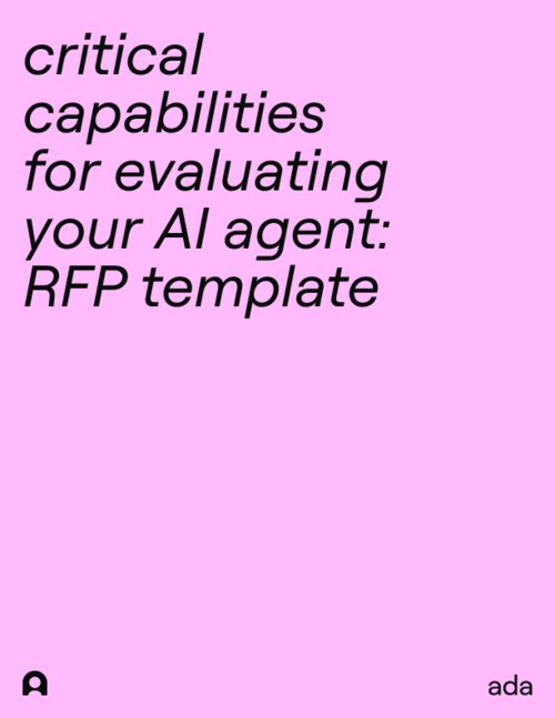 RFP Template: Critical Capabilities For Evaluating Your AI Agent