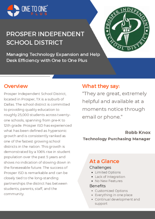 Prosper ISD Case Study