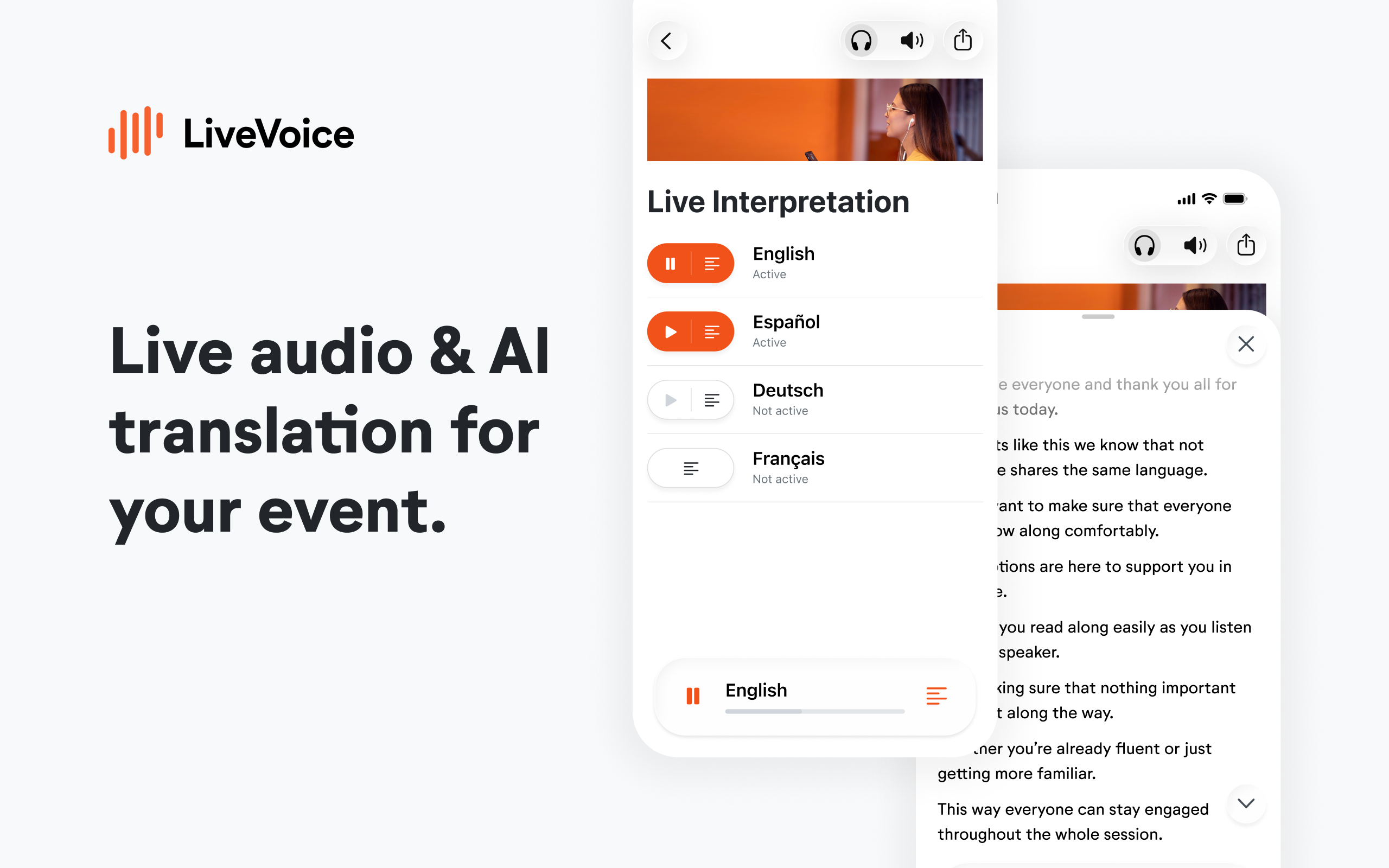 LiveVoice screenshot