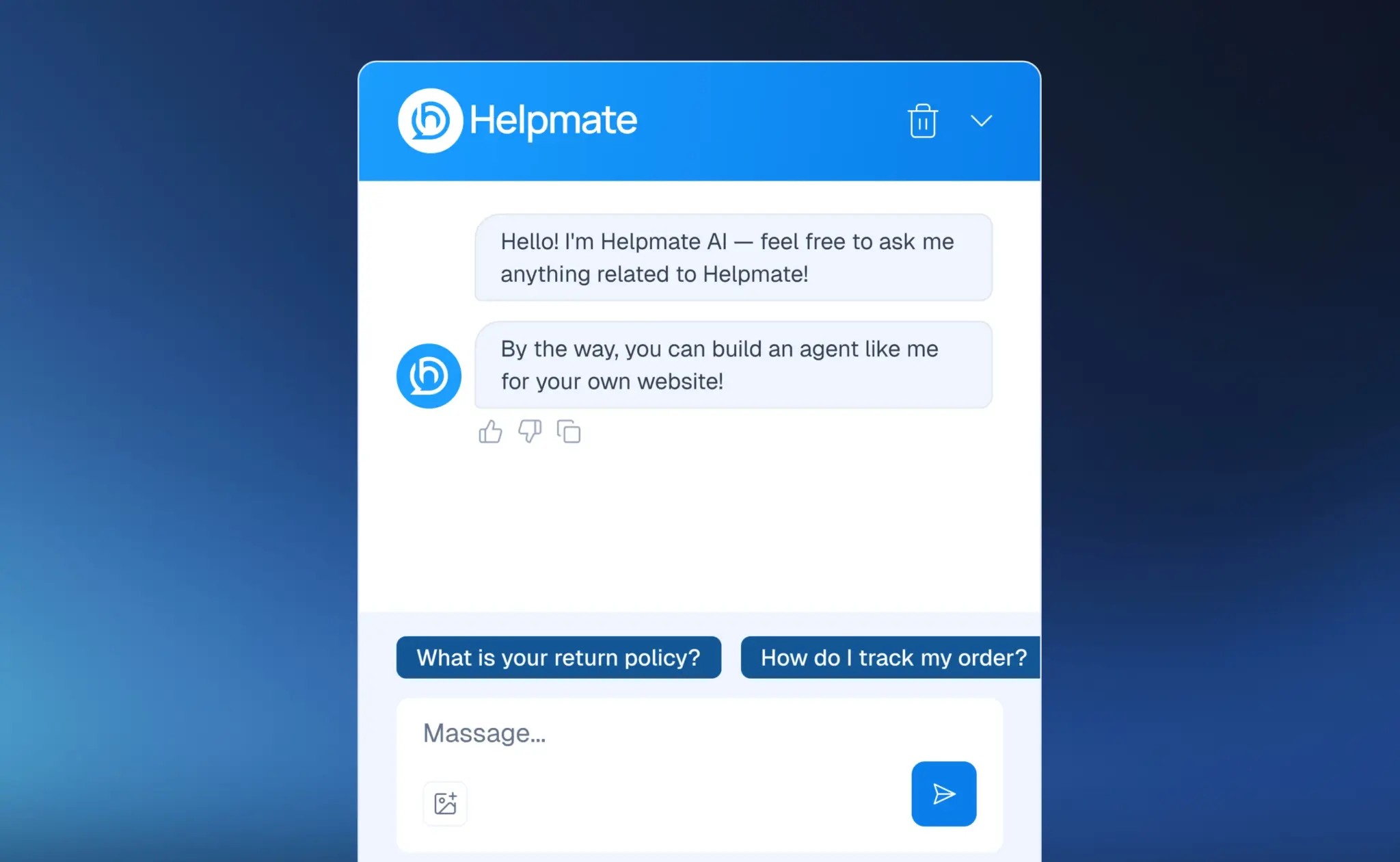 Helpmate – Sales & Support AI Chabot for WooCommerce preview
