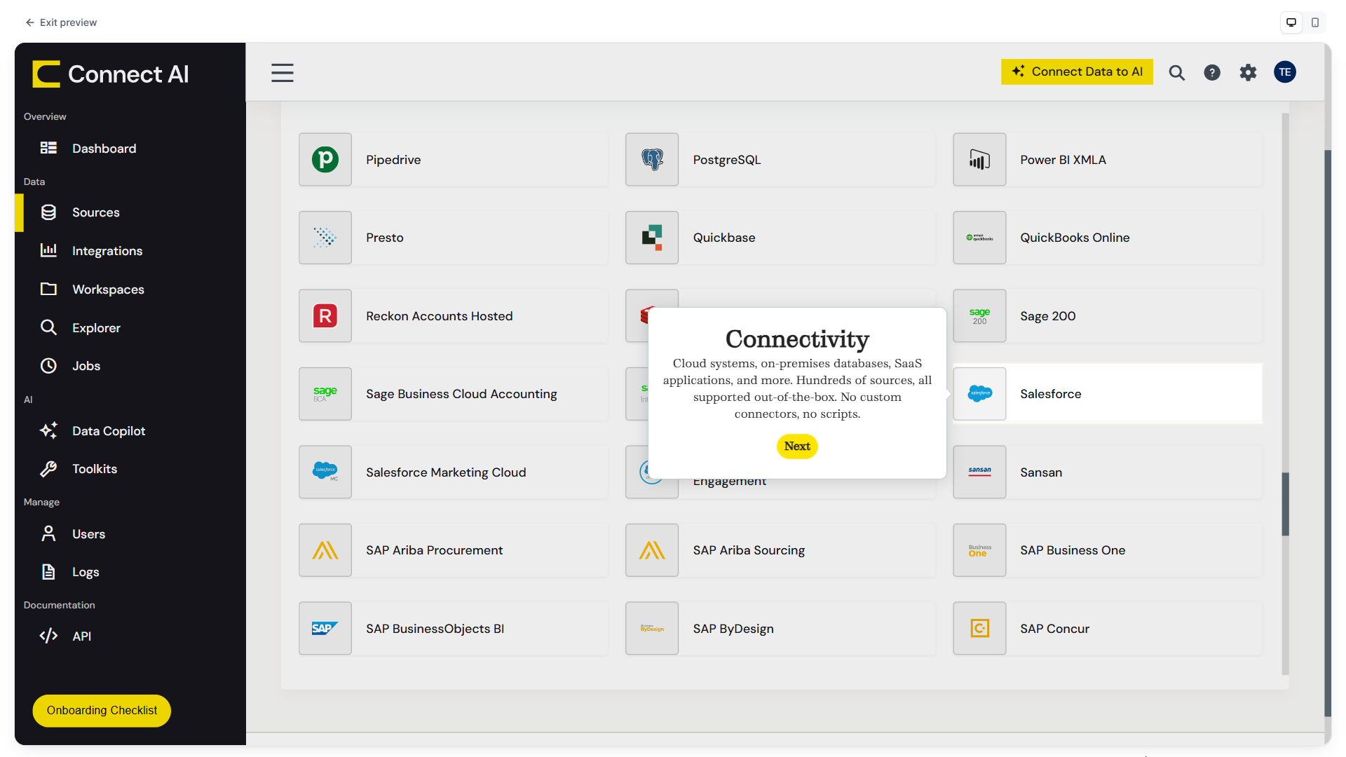 CData Connect AI screenshot