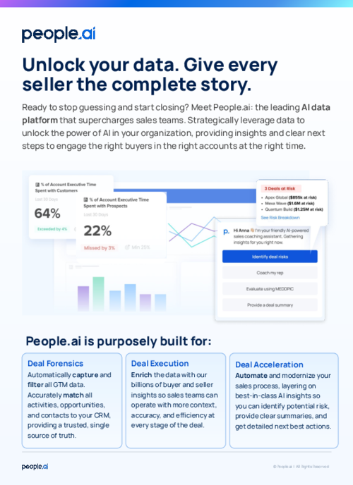 People.ai One-Pager