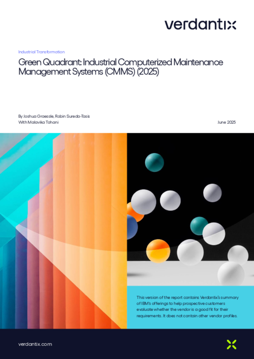 IBM Maximo Application Suite - Leader in Industrial CMMS