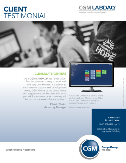 CGM LABDAQ Reviews 2021 Details, Pricing, & Features G2