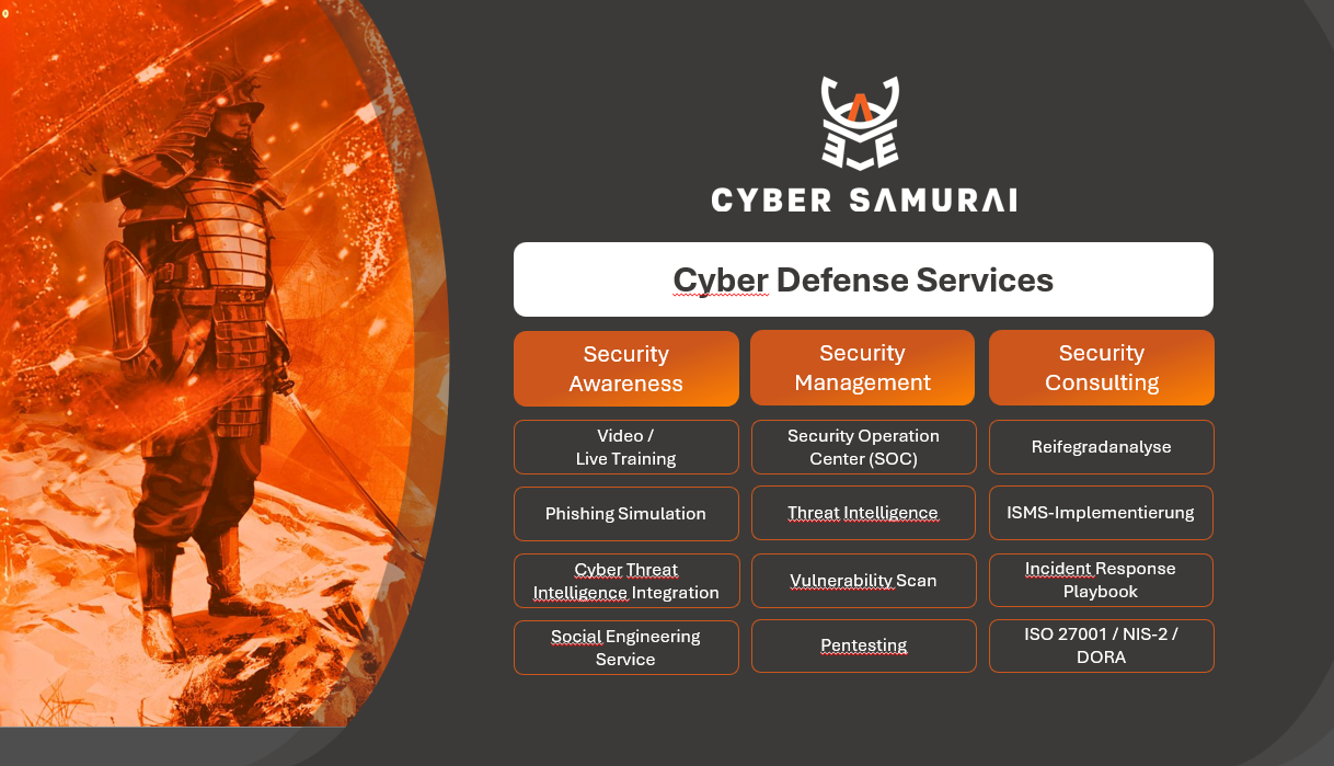 Cyber Samurai GmbH screenshot