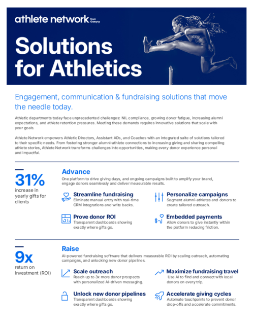 Athlete Network from Gravyty