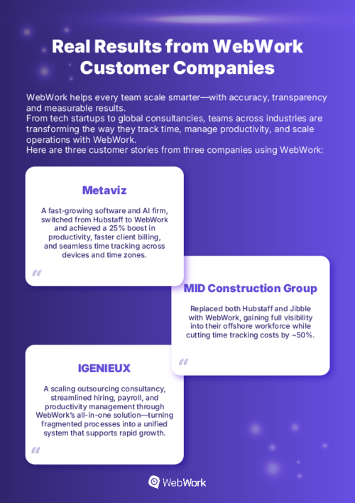 WebWork Case Studies