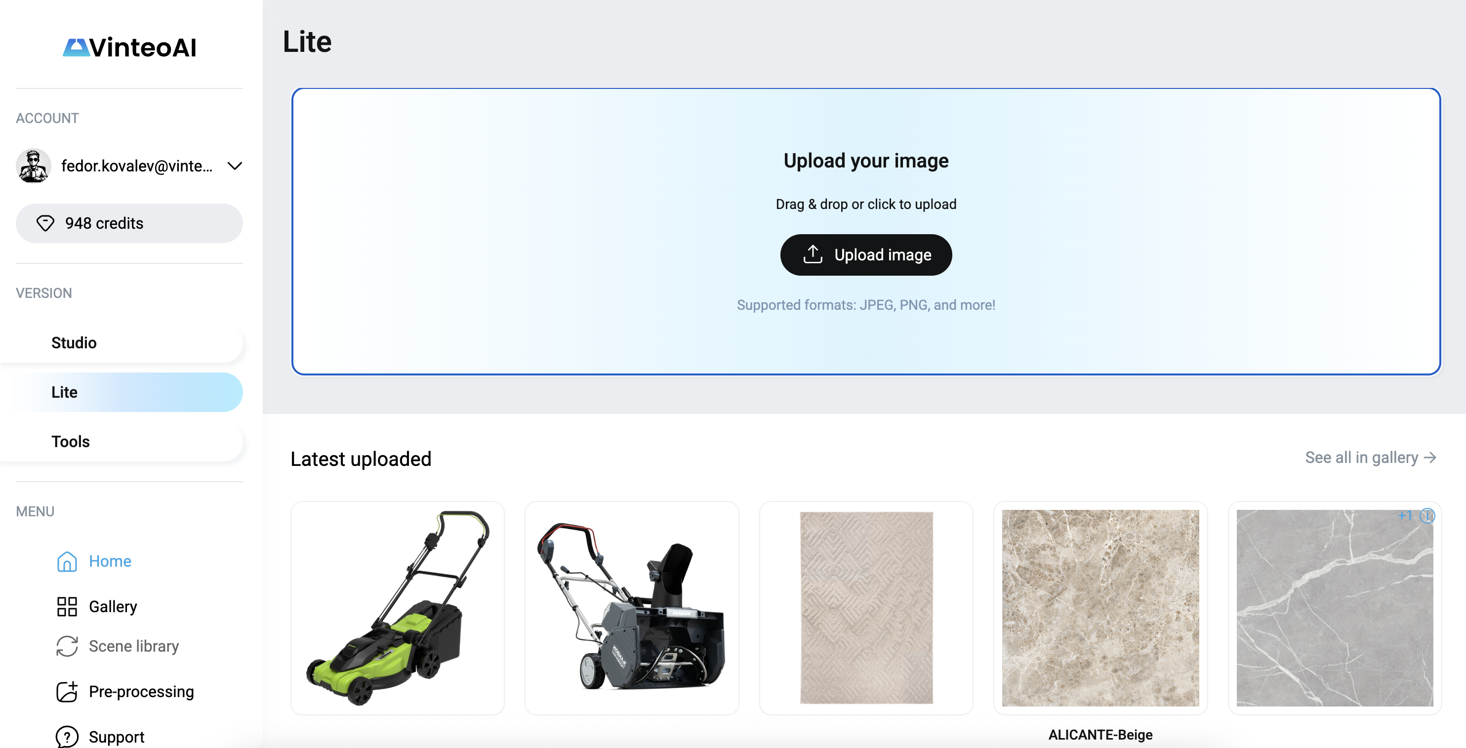Vinteo AI - Interior images in 2 minutes preview