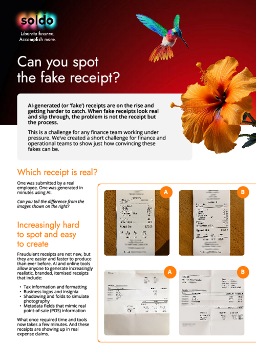 Can You Spot a Fake Receipt