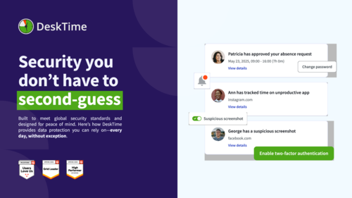 How secure is DeskTime?