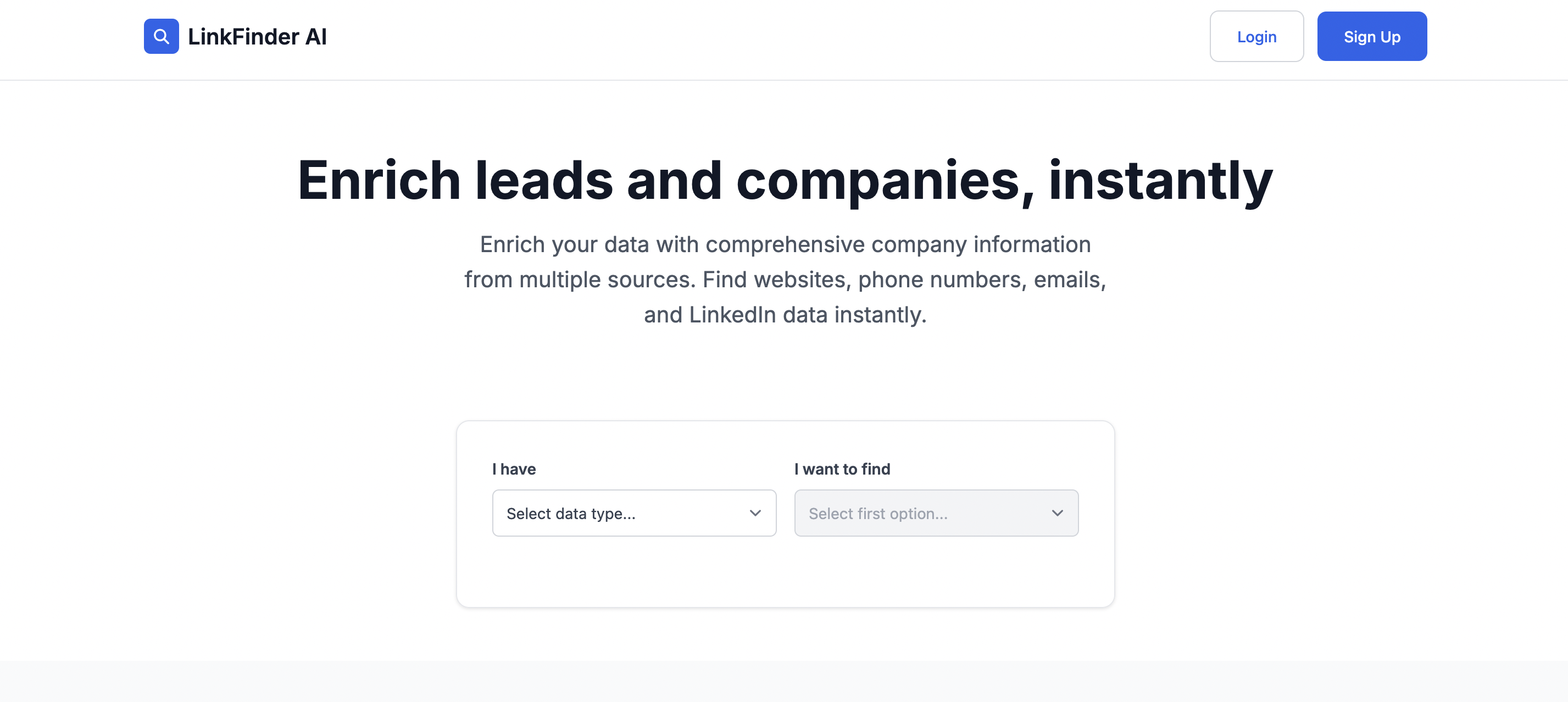 LinkFinder AI screenshot