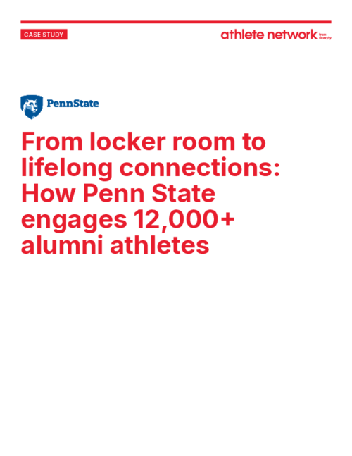 From locker room to lifelong connections: How Penn State engages 12,000+ alumni athletes