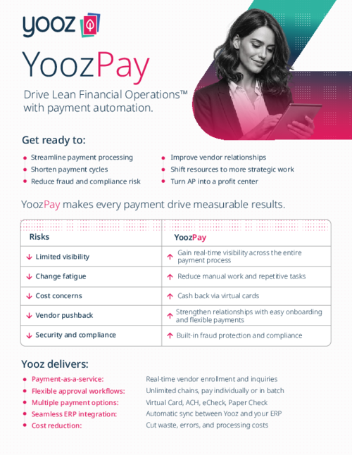 Why paying your vendors with YoozPay?