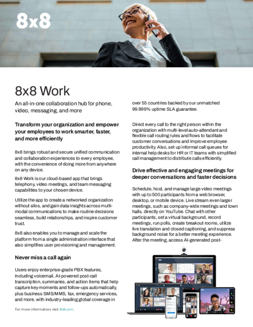 8x8 Work Overview