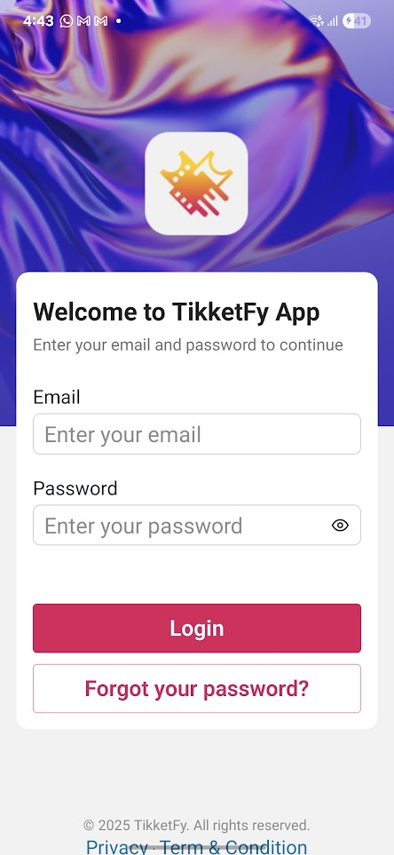 TikketFy screenshot